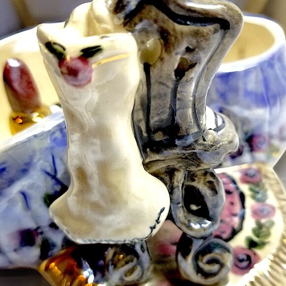 Blue Sky Clay Works Vanity Tray Dish Heather Goldminc "BEAUTY SHINES FROM WITH" - Picture 11 of 14